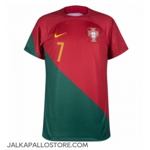 Portugali Cristiano Ronaldo #7 Kotipaita MM-kisat 2022 Lyhythihainen